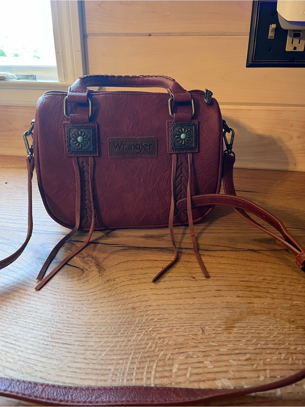 Wrangler Satchel Crossbody Bag